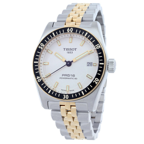 Tissot PR516 Powermatic 80 Automatic White Dial Men's Watch