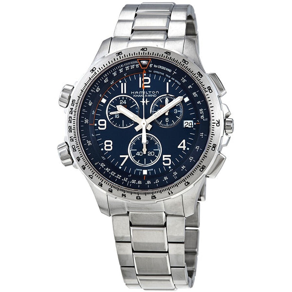 Hamilton Khaki X-Wind Quartz Blue Dial Men's Watch