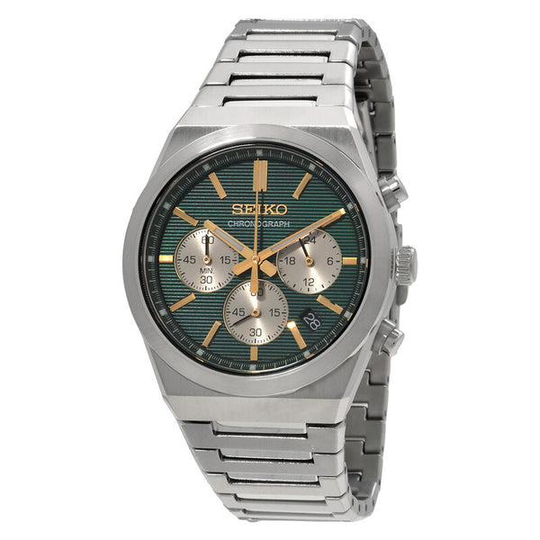 SEIKO Sport Chronograph Quartz Green Dial Men's Watch