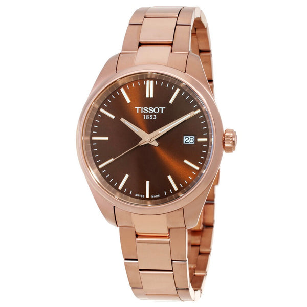 Tissot PR 100 Quartz Brown Dial Ladies Watch