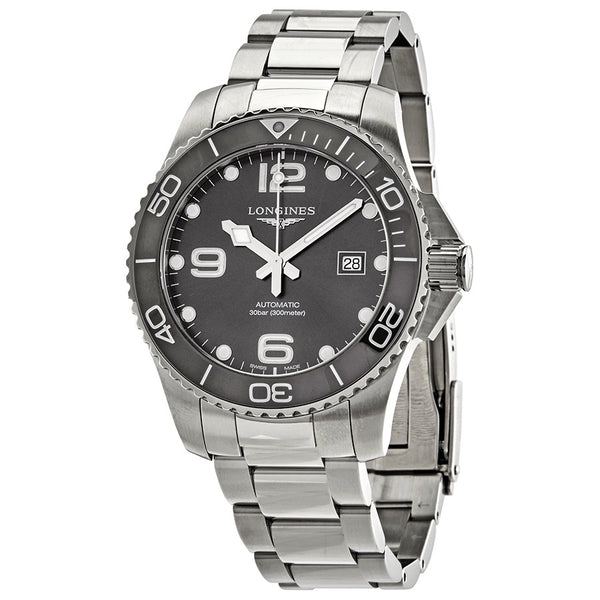 Longines Hydroconquest Automatic Grey Ceramic Bezel Men's 43 mm Watch