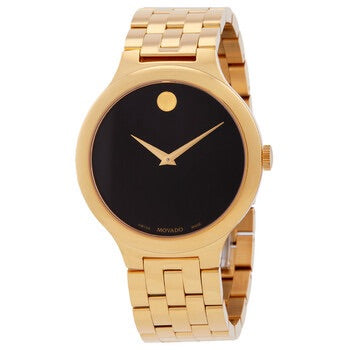 Movado Veturi Quartz Black Dial Men's Watch