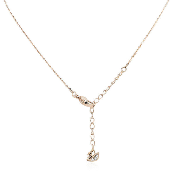 Mixed Metal Finish Infinity Heart Necklace