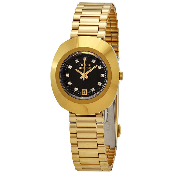 RADO The Original Quartz Black Dial Ladies Watch