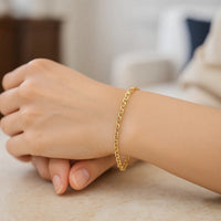 14k Yellow Gold Rolo Bracelet  (2.50 mm)