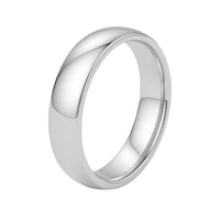 14k White Gold Comfort Fit Wedding Band(5.00 mm)