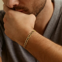10k Yellow Gold Mariner Link Bracelet (4.50 mm)