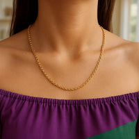 2.2mm 14K Yellow Gold Forsantina Lite Cable Link Chain