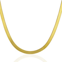Imperial Herringbone Chain in 10k Yellow Gold (5.00 mm)