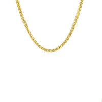 14k Yellow Gold Light Weight Wheat Chain (2.80 mm)