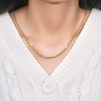10k Yellow Gold Curb Chain (4.40 mm)