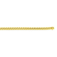 14k Yellow Gold Classic Miami Cuban Solid Bracelet (3.20 mm)