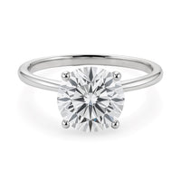 2 Carat Round Lab Grown IGI G/VS1 Diamond Solitaire Ring in 10K White Gold