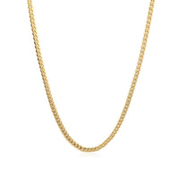 10k Yellow Gold Classic Solid Miami Cuban Chain (3.20 mm)