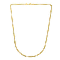 14k Yellow Gold Light Gourmette Chain (3.60 mm)