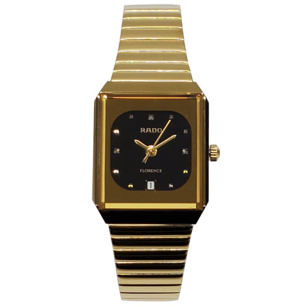 Rado Florence Quartz Black Dial Ladies Watch