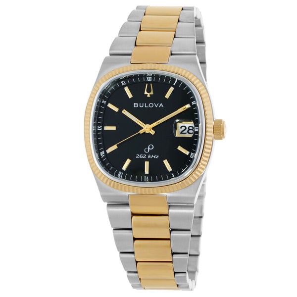 BULOVA Super Seville Quartz Black Dial Men's Watch