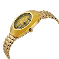 Rado The Original Automatic Gold Dial Yellow Gold PVD Men's