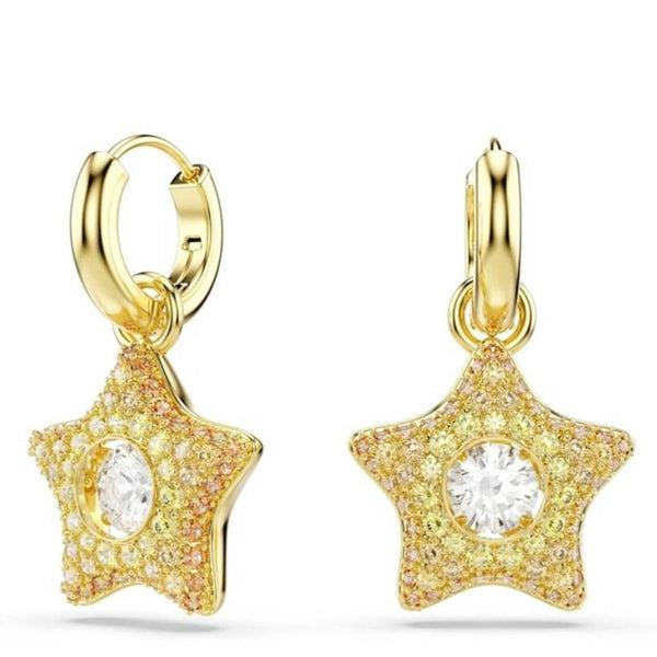 Sublima 18k Gold Plated Star Drop Earrings