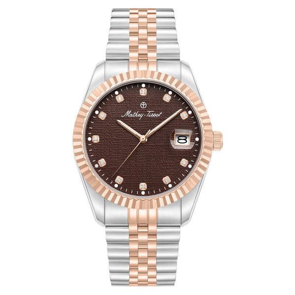 MATHEY-TISSOT Quartz Brown Dial Men's Watch