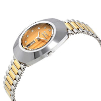Rado Original Yellow Gold Dial Two-tone Ladies Watch