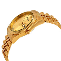 Mathey Tissot Mathey II Quartz Crystal Gold Dial Men's Watch