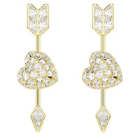 Idyllia Heart Arrow Drop Earrings