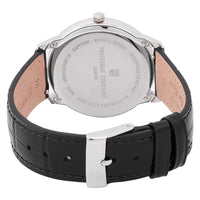 Frederique Constant Classics Moneta Moonphase Quartz Black Dial Watch