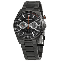 SEIKO Essentials Chronograph Quartz Black Dial Men's Watch