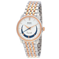 MIDO Baroncelli Smiling Moon Automatic White Dial Ladies Watch