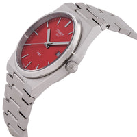 Tissot PRX Quartz Red Dial Men's Watch