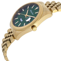 MATHEY-TISSOT Mathy Day-Date Quartz Green Dial Watch