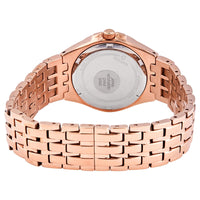 BULOVA Phantom Rose Gold-tone Baguette Swarovski Crystal Ladies Watch