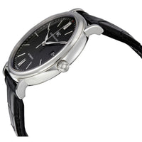IWC Portofino Automatic Black Dial Black Leather Men's Watch
