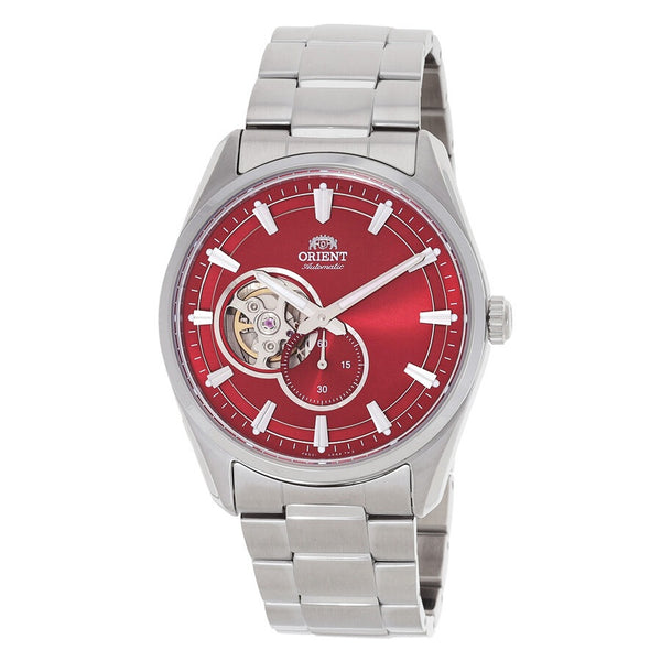 Orient Contemporary Semi Skeleton Automatic Red Dial Men's