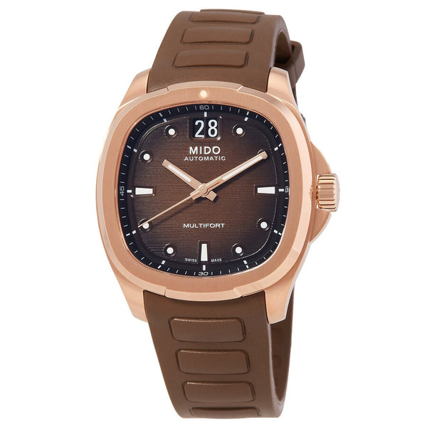 Mido Multifort TV Automatic Brown Dial Men's Watch