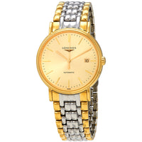LONGINES Presence Champagne Dial Men's Two Tone Watch