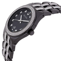 BULOVA Quartz Crystal Black Dial Men's Watch & Dog Tag