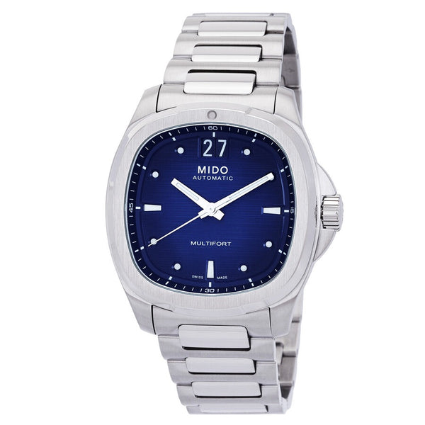 Mido Multifort TV Big Date Automatic Blue Dial Men's Watch