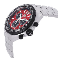 TAG HEUER 43mm Formula 1 Red Chronograph Quartz Red Dial Men's Watch