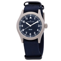 Hamilton Khaki Field Quartz Blue Dial Watch
