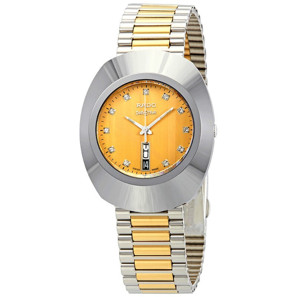 Rado Original Yellow Gold Dial Two-tone Ladies Watch