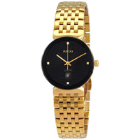 RADO Florence Quartz Diamond Black Dial Ladies Watch