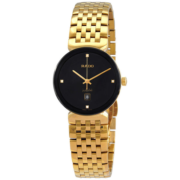 RADO Florence Quartz Diamond Black Dial Ladies Watch