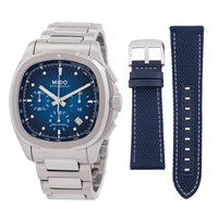 Mido Multifort TV Chronograph Automatic Blue Dial Watch