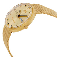 Mido Commander Automatic Yellow Gold Plated Unisex Watch