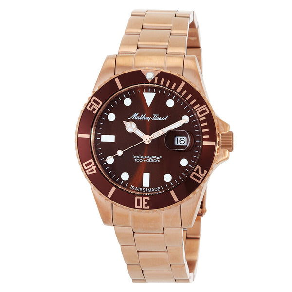 MATHEY-TISSOT Mathy Vintage Quartz 42 mm LE Brown Dial Men's Watch