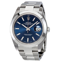 ROLEX  Datejust 41 Blue Dial Stainless Steel Men's Watch 126300BLSO
