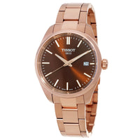 Tissot PR 100 Quartz Brown Dial Ladies Watch