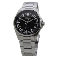 SEIKO Classic Quartz Black Dial Men's Watch